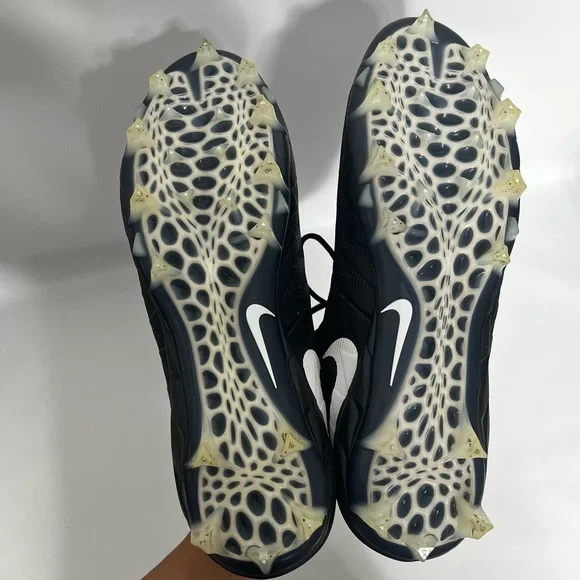 NWT MENS NIKE Alpha Menace Pro Low TD Black & White Football Cleats Size 15 - Picture 8 of 12